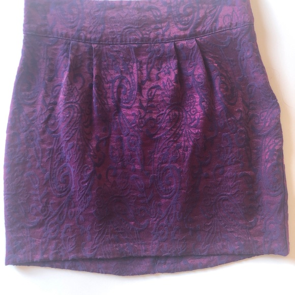 Brocade Floral Skirt (4) - Picture 4 of 4